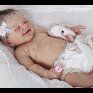 Silicone/vinyl baby doll.